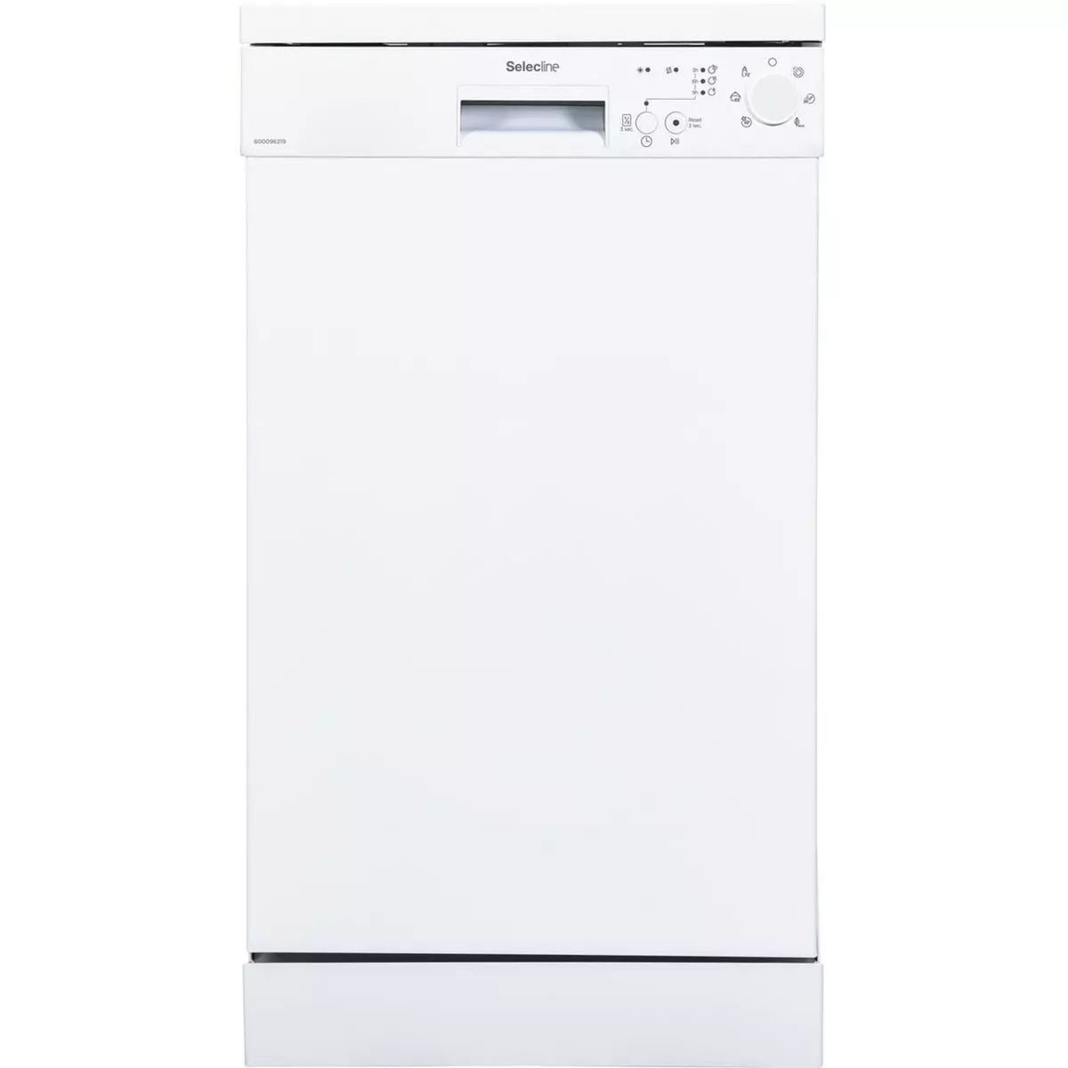SELECLINE Lave vaisselle pose libre 600096219, 10 couverts, 45 cm, 49 dB, 6 programmes, E