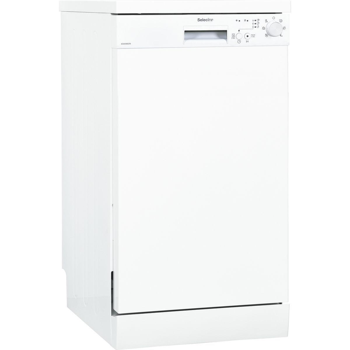 SELECLINE Lave vaisselle pose libre 600096219, 10 couverts, 45 cm, 49 dB, 6 programmes, E