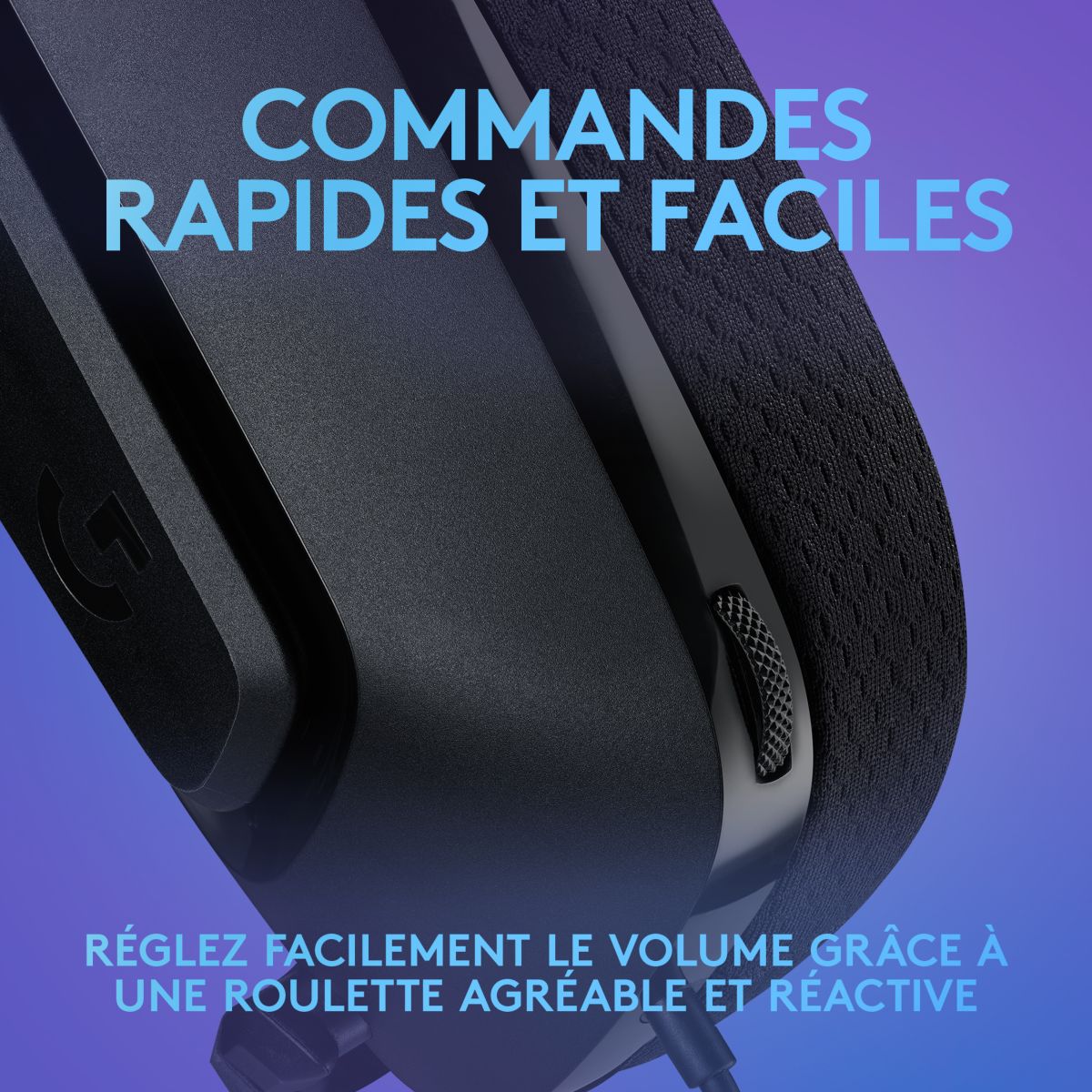 Voir la diapositive 7 : LOGITECH Casque Gaming G335 NR - Noir
