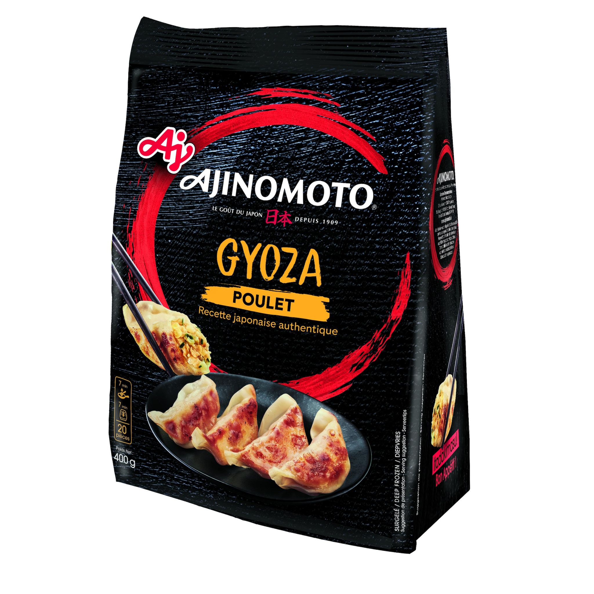 AJINOMOTO Gyoza poulet et légumes 20 pièces 400g