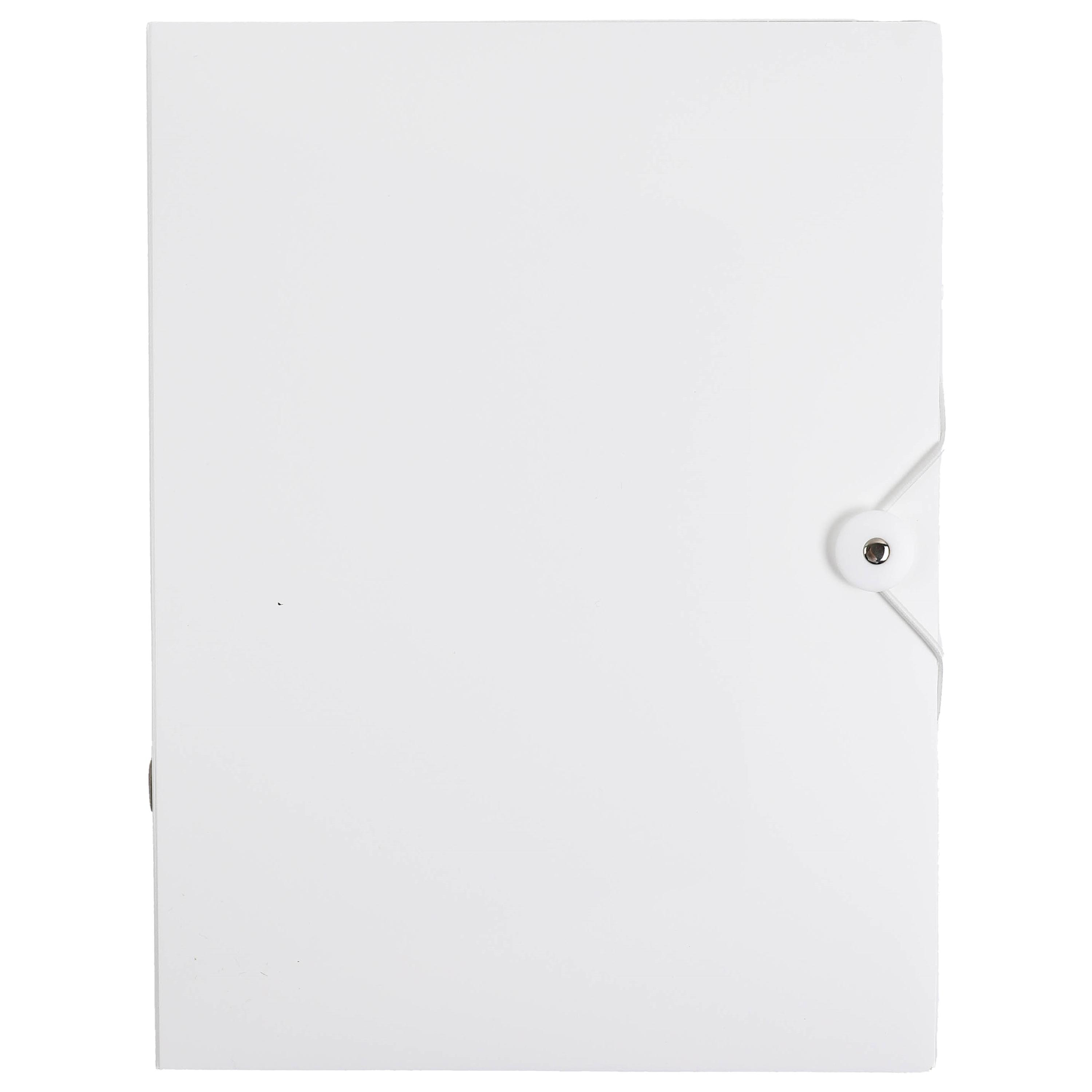 AUCHAN Boite de classement A4 38mm Polypro - Blanc