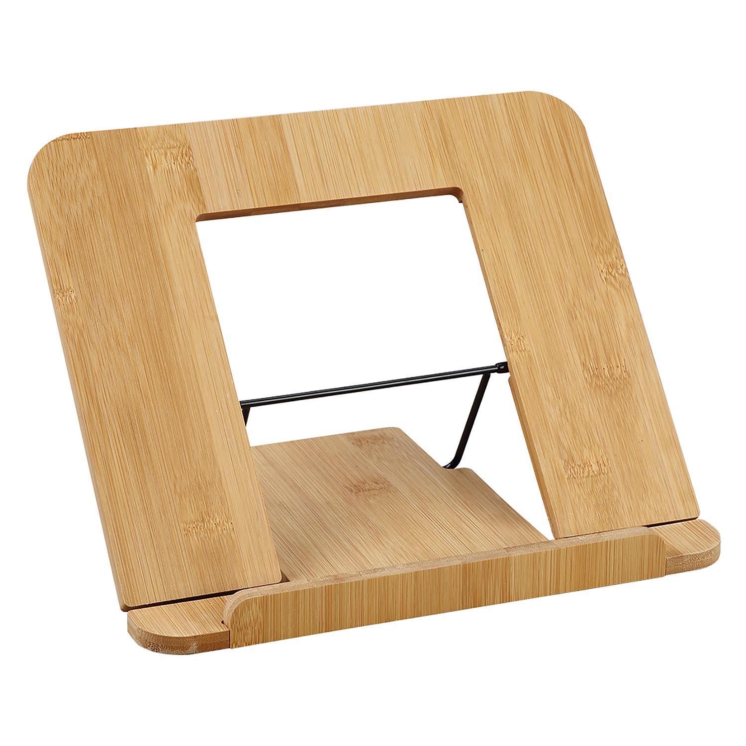 AUCHAN Support pour ordinateur Portable - Bambou et Métal