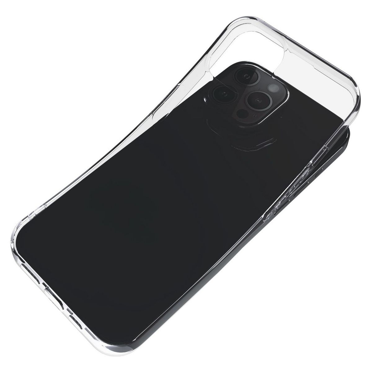 QILIVE Coque et verre trempé pour iPhone 13 - Transparent