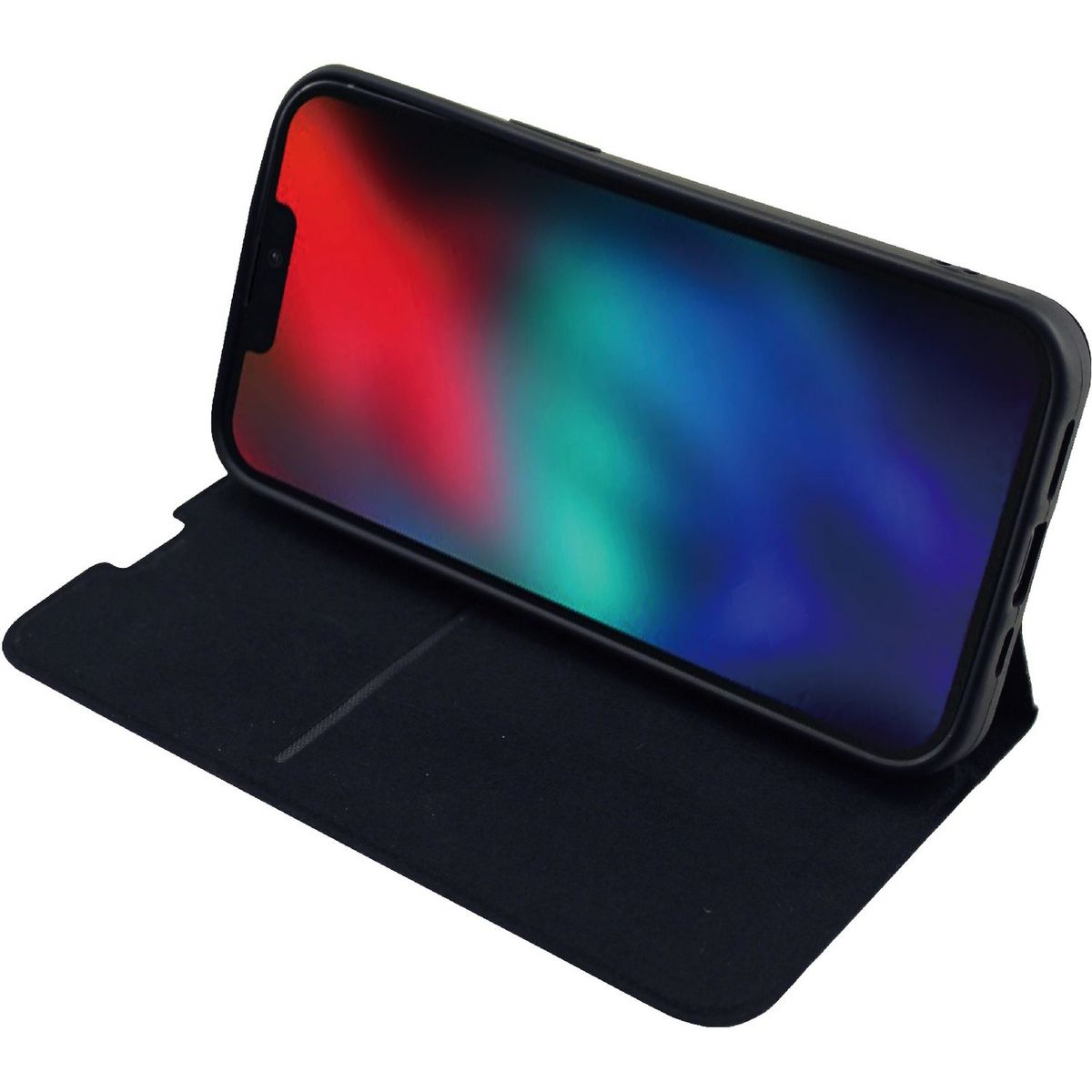 QILIVE Étui portefeuille pour iPhone 13 Pro Max - Noir