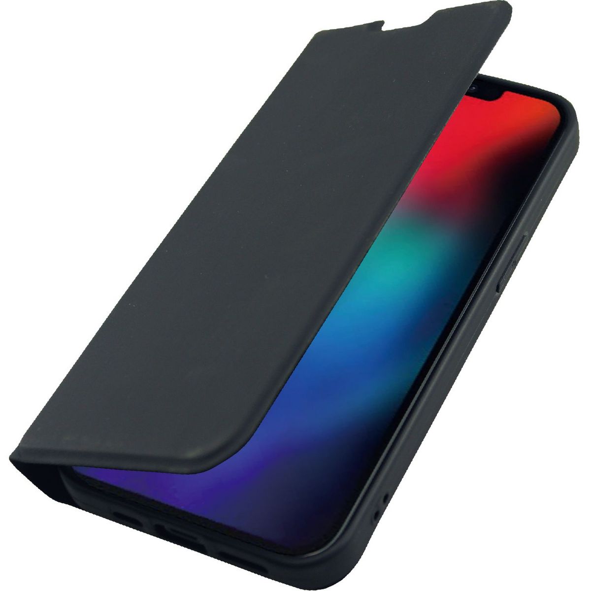 QILIVE Étui portefeuille pour iPhone 13 mini - Noir