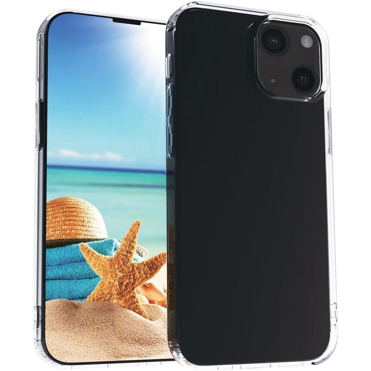 QILIVE Coque pour iPhone 13 mini - Transparente