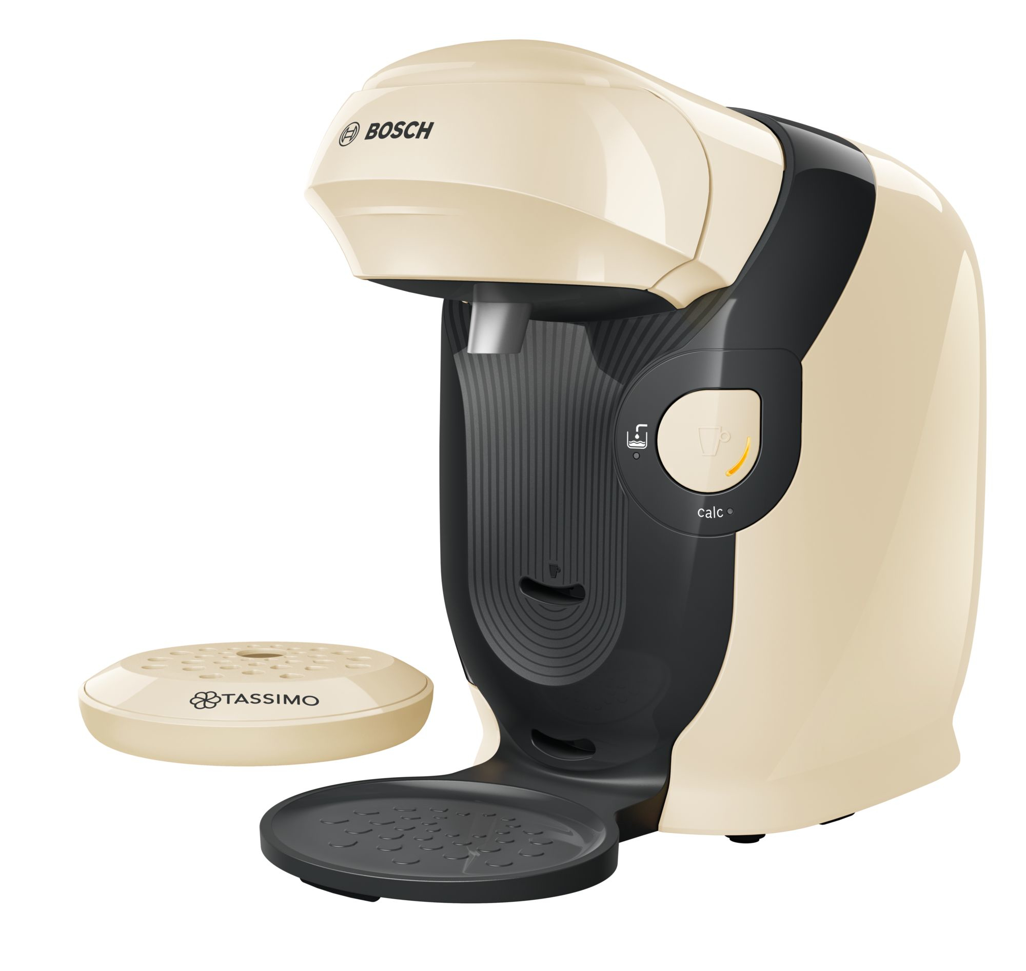 Voir la diapositive 3 : BOSCH Cafetière à dosette Tassimo TAS1107 - Crème