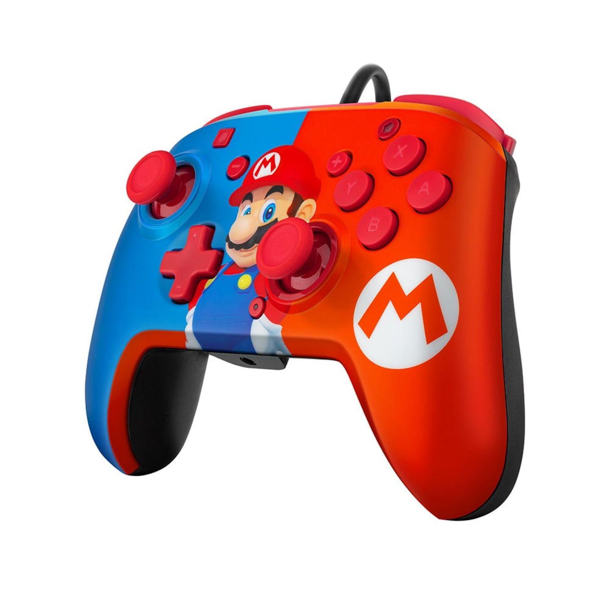 Voir la diapositive 2 : PDP Manette Gaming Filaire Faceoff Deluxe Mario Nintendo Switch