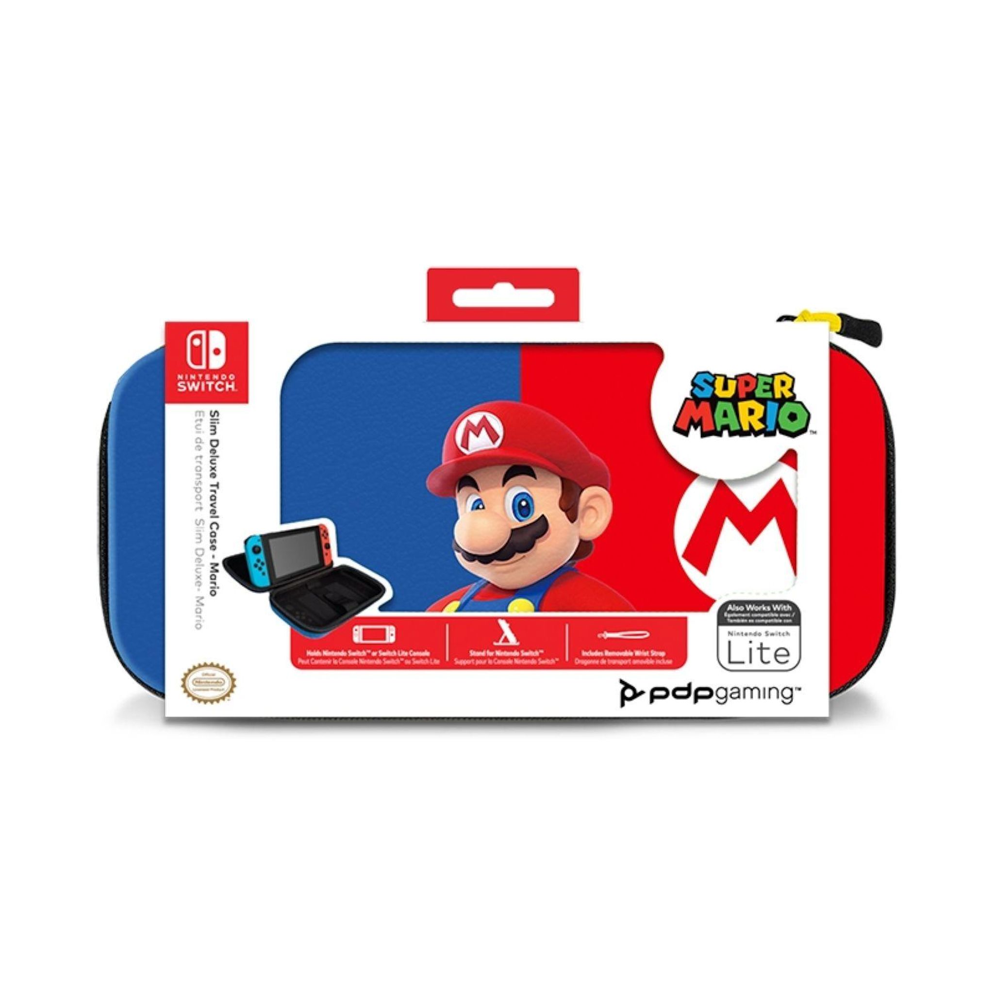 Voir la diapositive 5 : PDP Housse de Transport Deluxe Mario pour Console Nintendo Switch