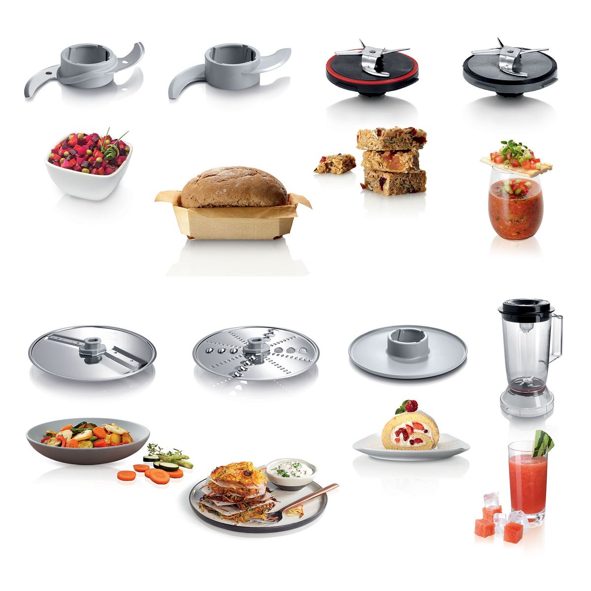 BOSCH Robot multifonction avec hachoir MCM3PM386 - Noir