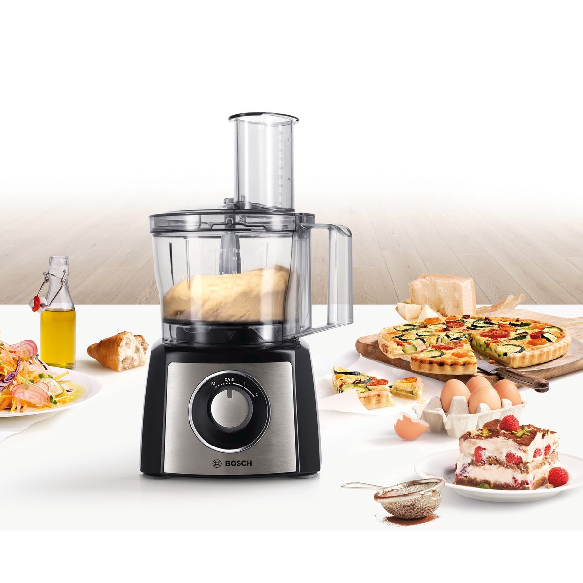 BOSCH Robot multifonction avec hachoir MCM3PM386 - Noir