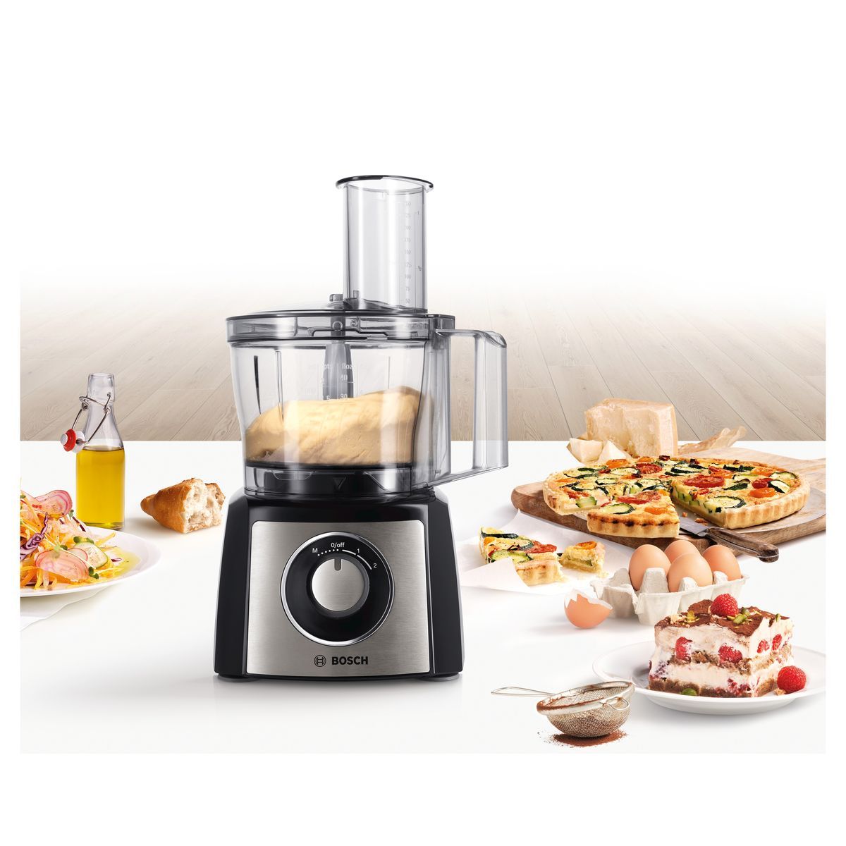 BOSCH Robot multifonction avec hachoir MCM3PM386 - Noir