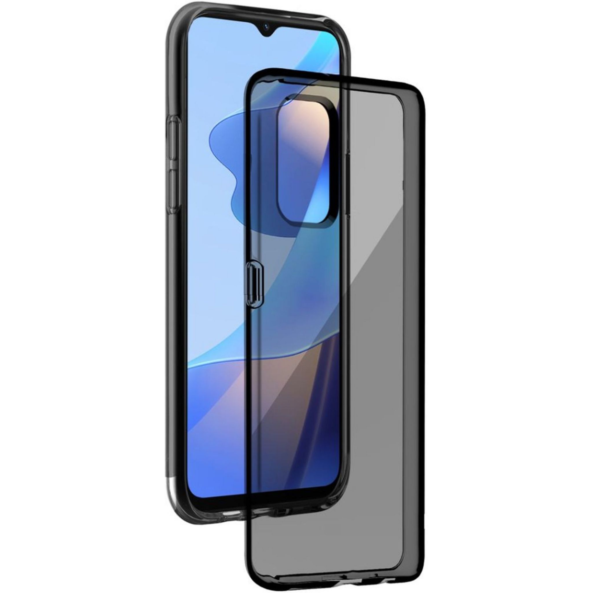 BIGBEN Coque Silisoft pour OPPO Reno 6 - Noir transparente