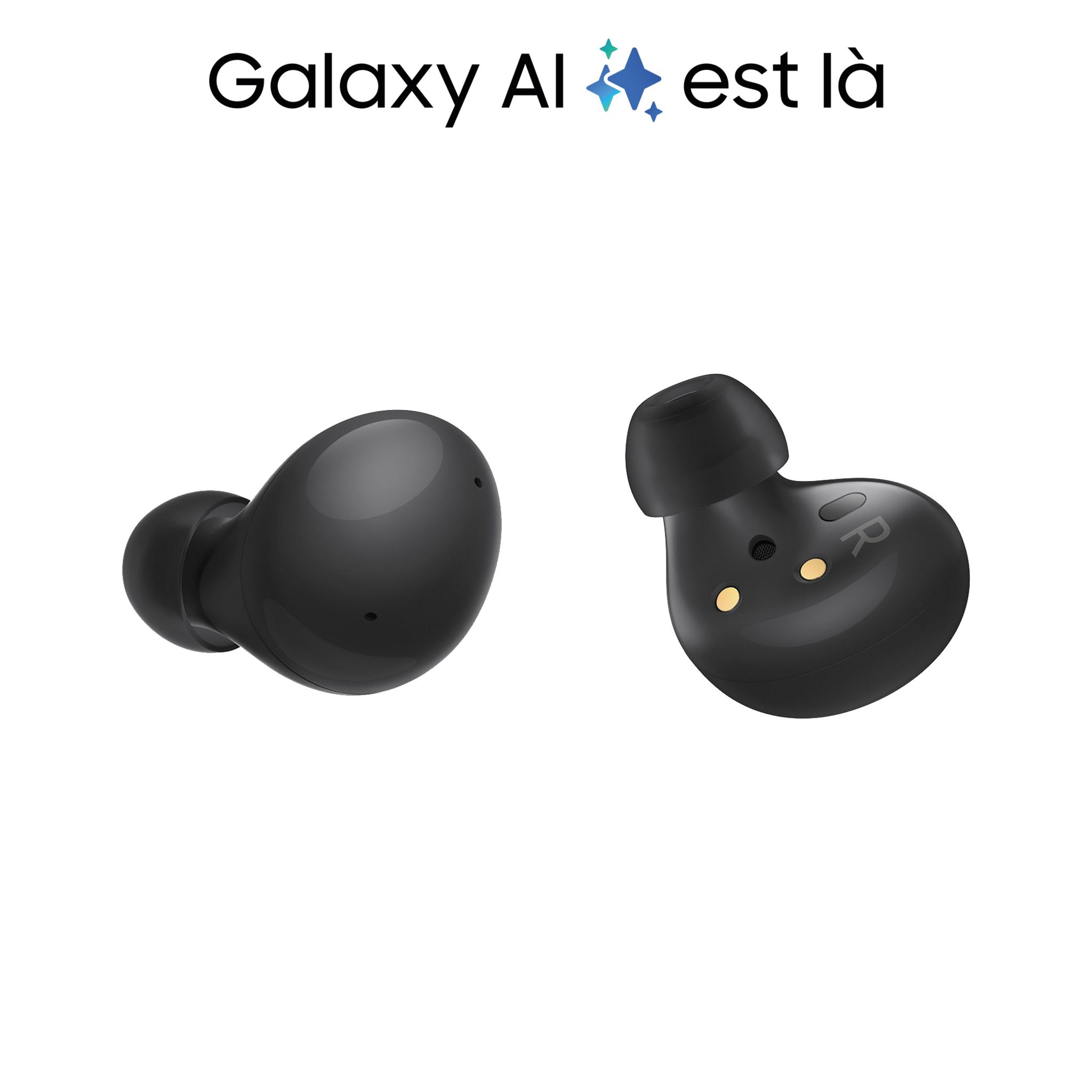Voir la diapositive 2 : SAMSUNG Écouteurs Galaxy Buds 2 Buds avec Galaxy AI - Noir