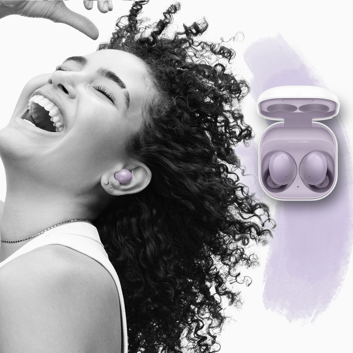 SAMSUNG Écouteurs Galaxy Buds 2 Buds avec Galaxy AI - Noir