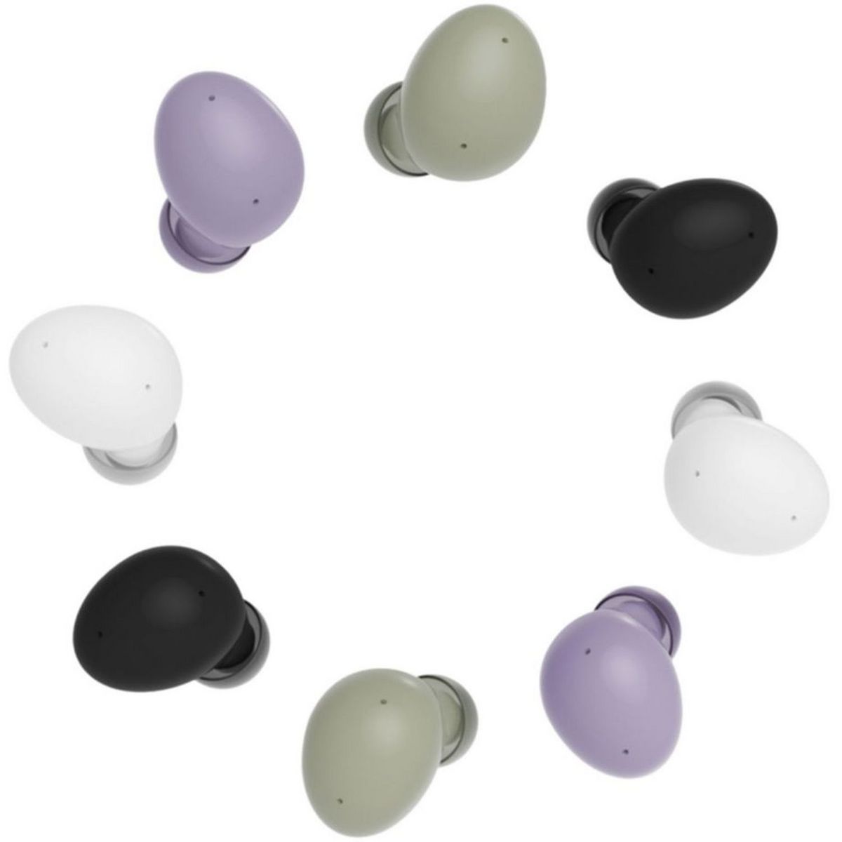 SAMSUNG Écouteurs Galaxy Buds 2 Buds avec Galaxy AI - Blanc