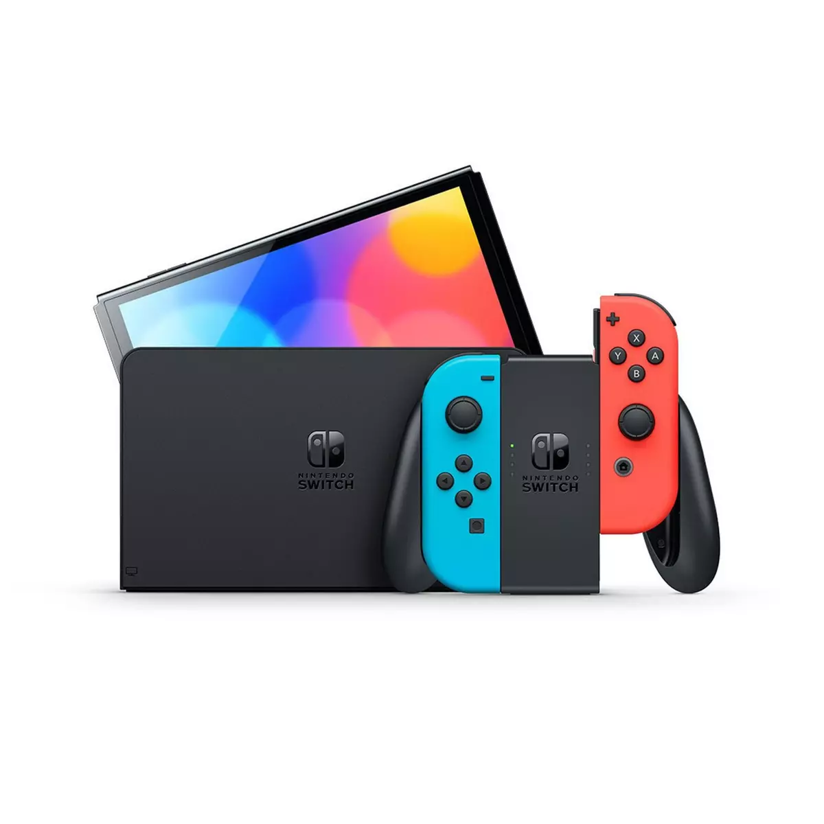 Paire de Joy-Con pour Nintendo Switch Bleu/Rouge - NINTENDO : la