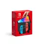 Nintendo Switch OLED avec station d’accueil et manettes Joy-Con bleu néon / rouge
