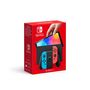 Voir la diapositive 4 : NINTENDO Nintendo Switch OLED avec station d'accueil et manettes Joy-Con bleu néon / rouge