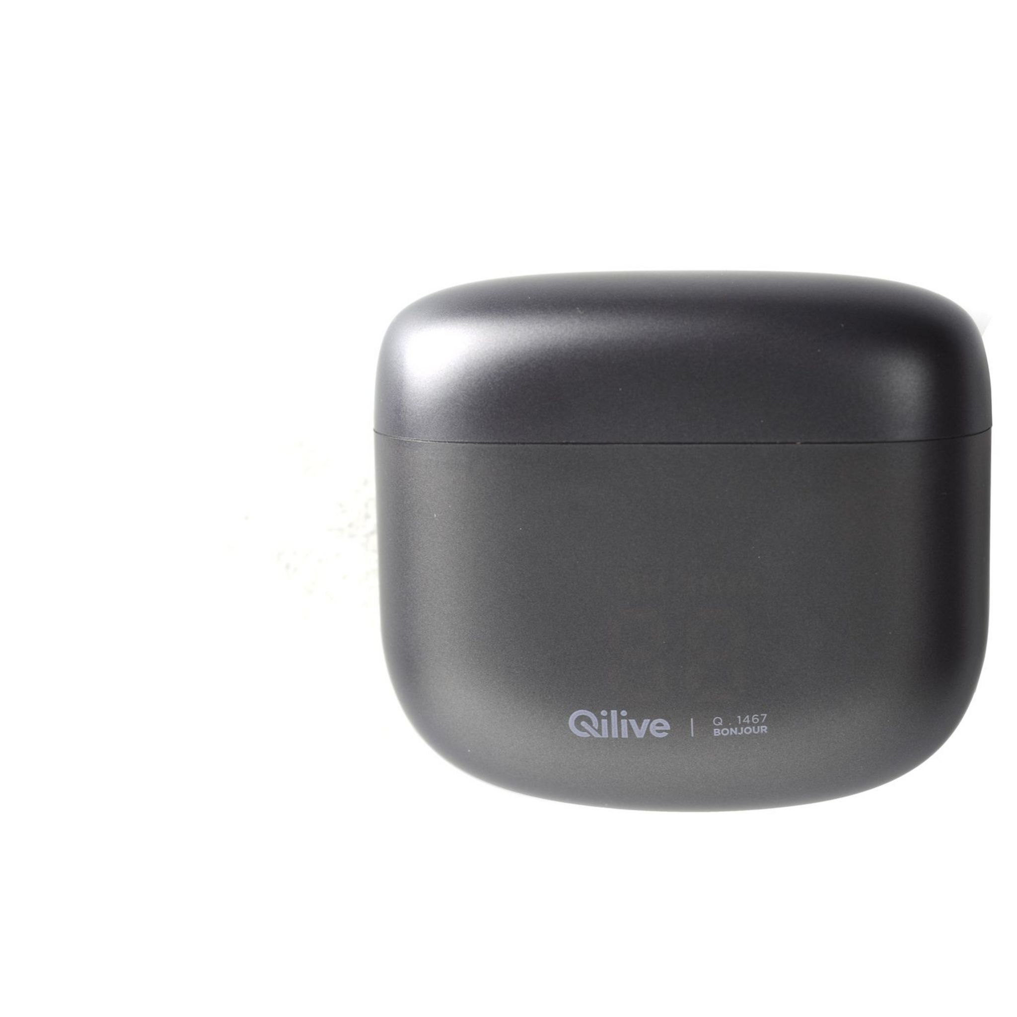 Voir la diapositive 3 : QILIVE Ecouteurs sans fil TWS Q1467 - Gris foncé - Technologie ENC - Affichage LED du niveau de charge