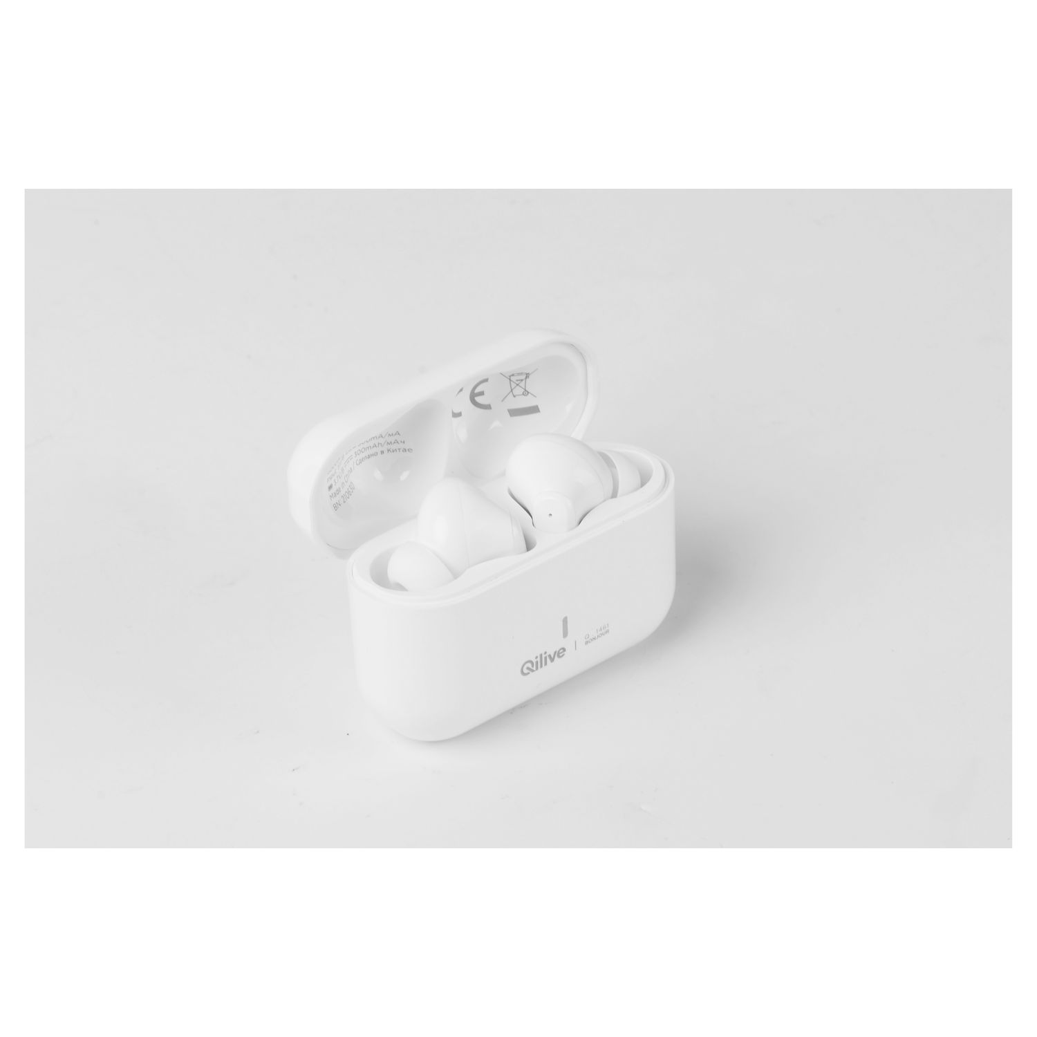 Voir la diapositive 4 : QILIVE Ecouteurs Bluetooth Q1461 Blanc - True Wireless - Technologie ANC ( Réduction active du bruit )