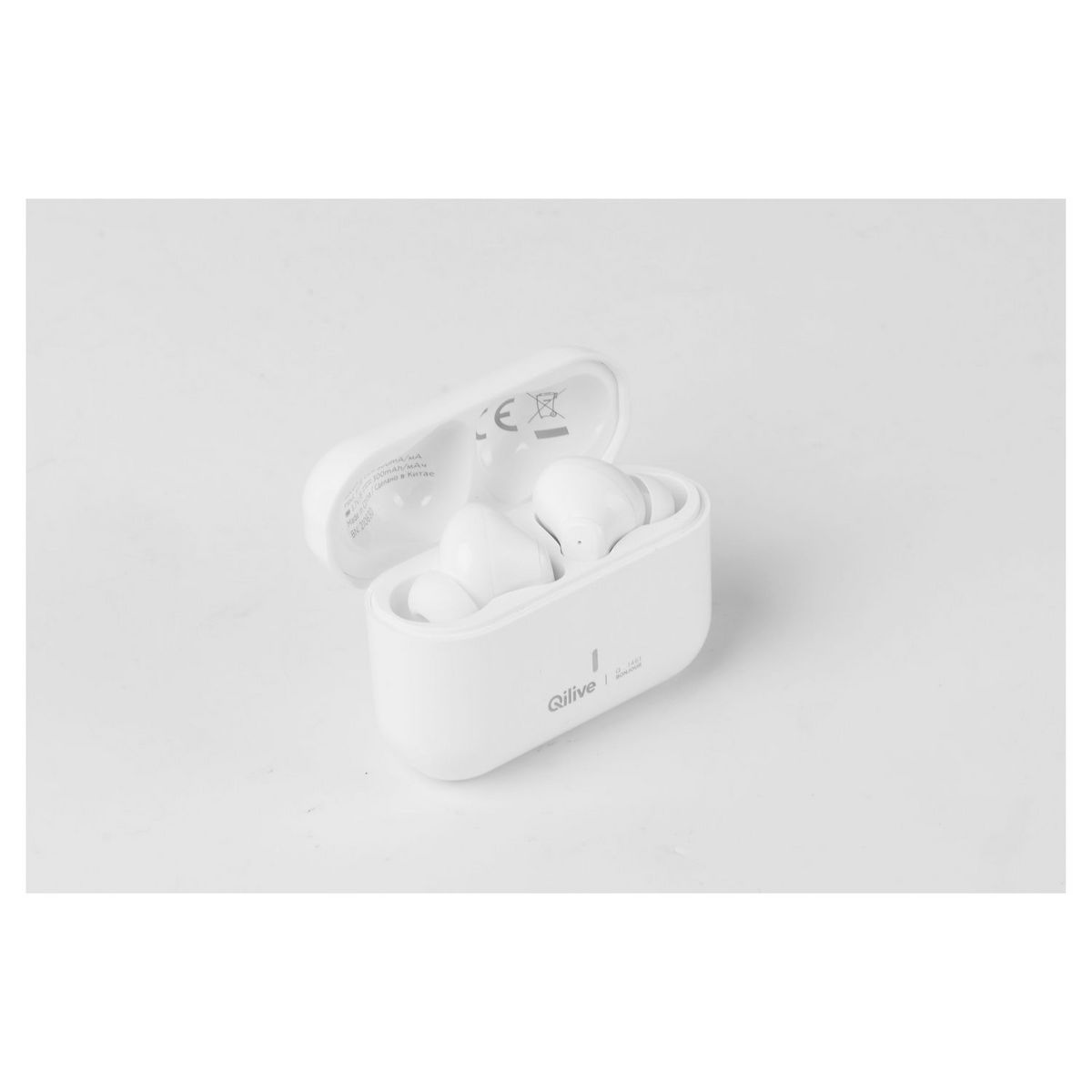 QILIVE Ecouteurs Bluetooth Q1461 Blanc - True Wireless - Technologie ANC ( Réduction active du bruit )
