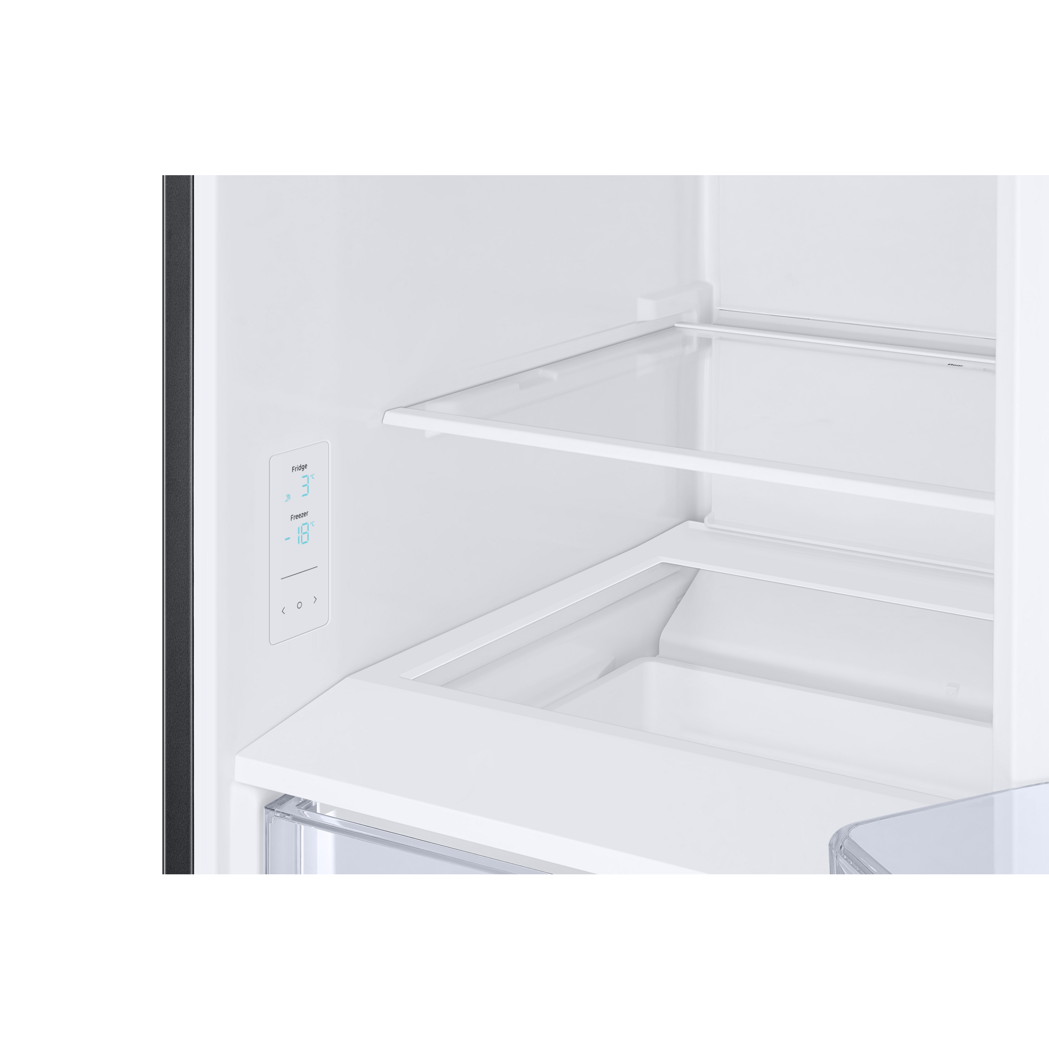 Voir la diapositive 7 : SAMSUNG Réfrigérateur combiné RL34T620EBN, 344 L, Froid ventilé No frost, E