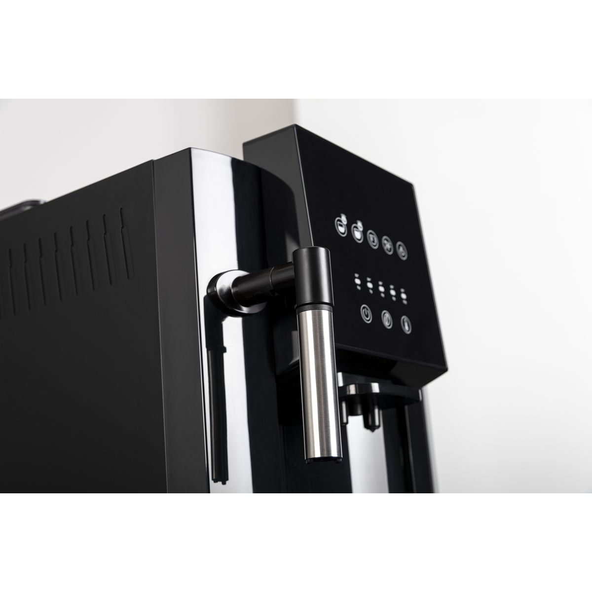 Voir la diapositive 2 : QILIVE Machine à café expresso avec broyeur à grain Q.5404 - Noir