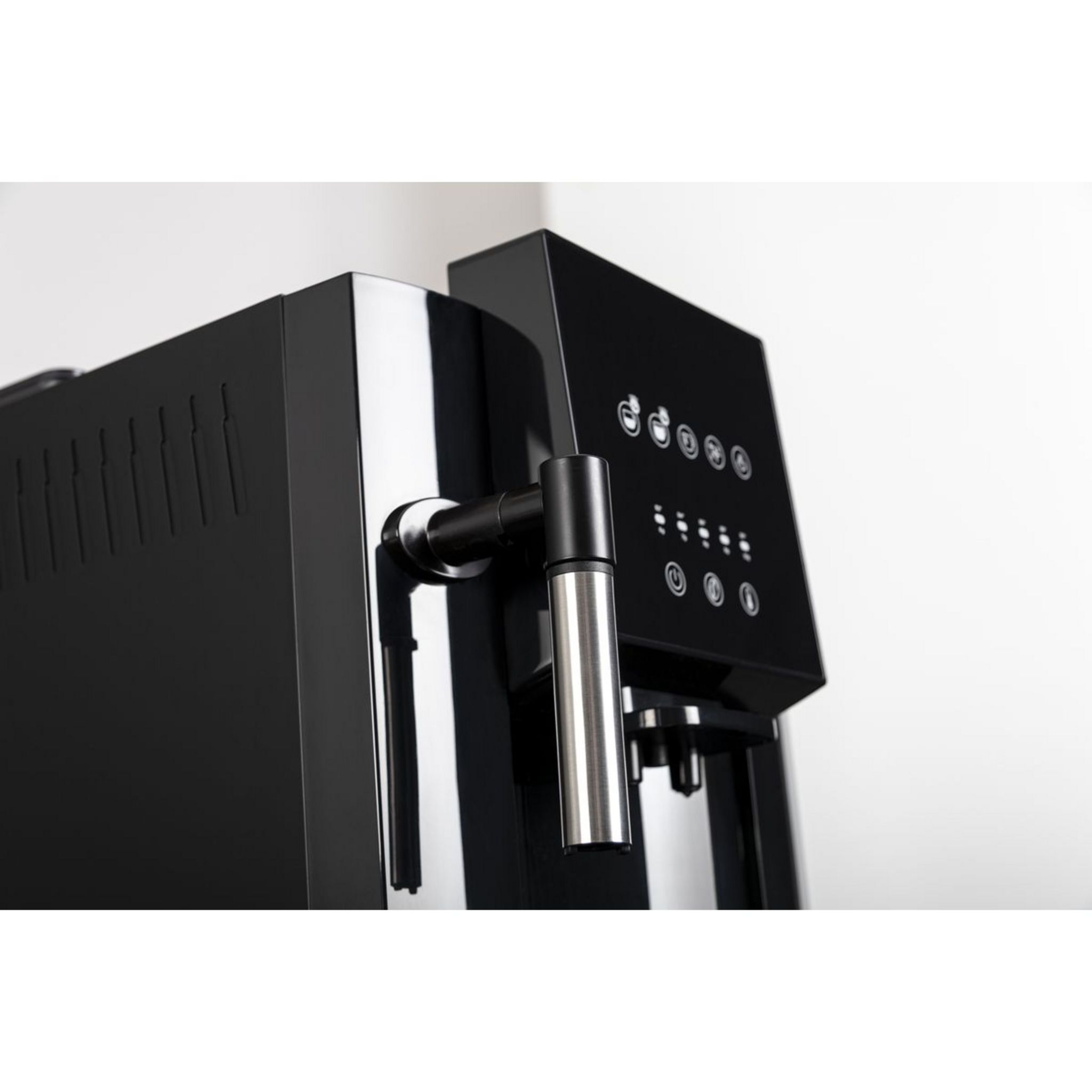 Voir la diapositive 2 : QILIVE Machine à café expresso avec broyeur à grain Q.5404 - Noir