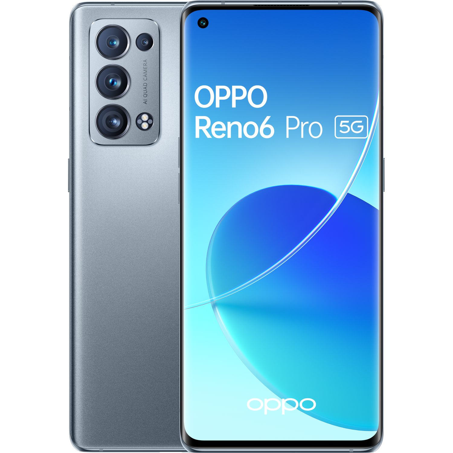 Voir la diapositive 1 : OPPO Reno 6 PRO 5G - 256GO - Gris