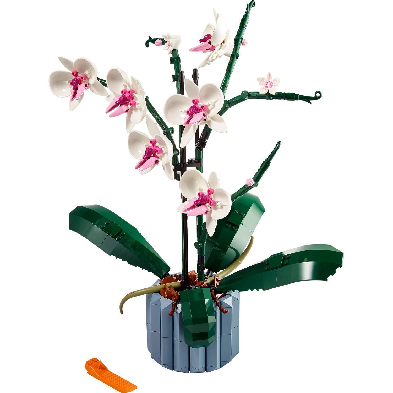 Voir la diapositive 2 : LEGO Botanicals 10311 L’Orchidée - Plante Artificielle d'Intérieur, Décoration de Maison