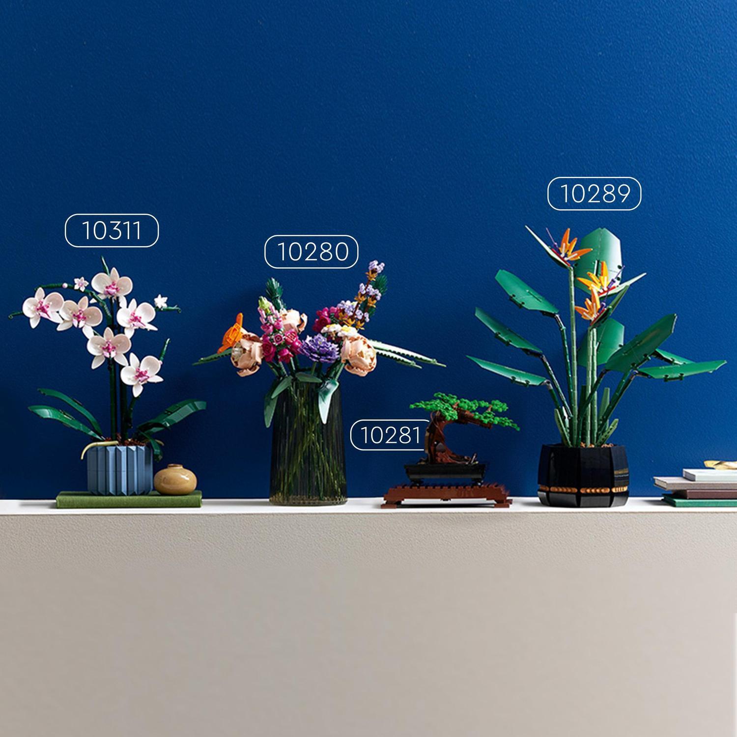 Voir la diapositive 6 : LEGO Botanicals 10311 L’Orchidée - Plante Artificielle d'Intérieur, Décoration de Maison