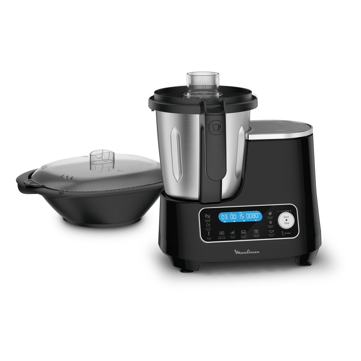 Voir la diapositive 2 : MOULINEX Robot cuiseur Clickchef YY4831FG - Noir
