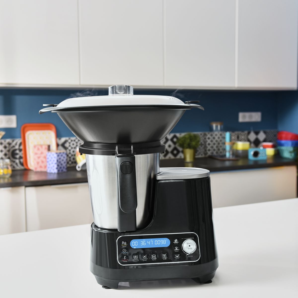 Voir la diapositive 6 : MOULINEX Robot cuiseur Clickchef YY4831FG - Noir