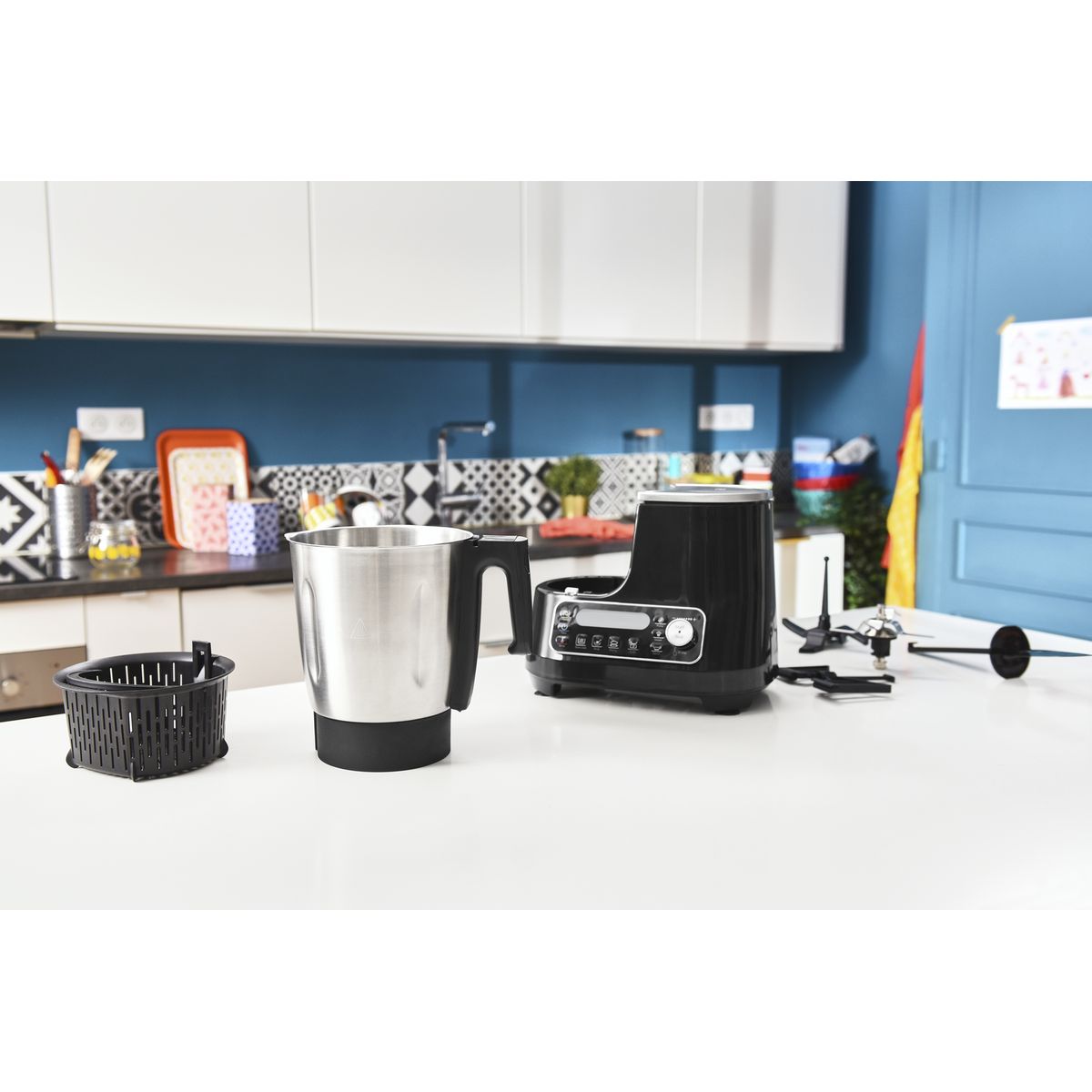 Voir la diapositive 7 : MOULINEX Robot cuiseur Clickchef YY4831FG - Noir