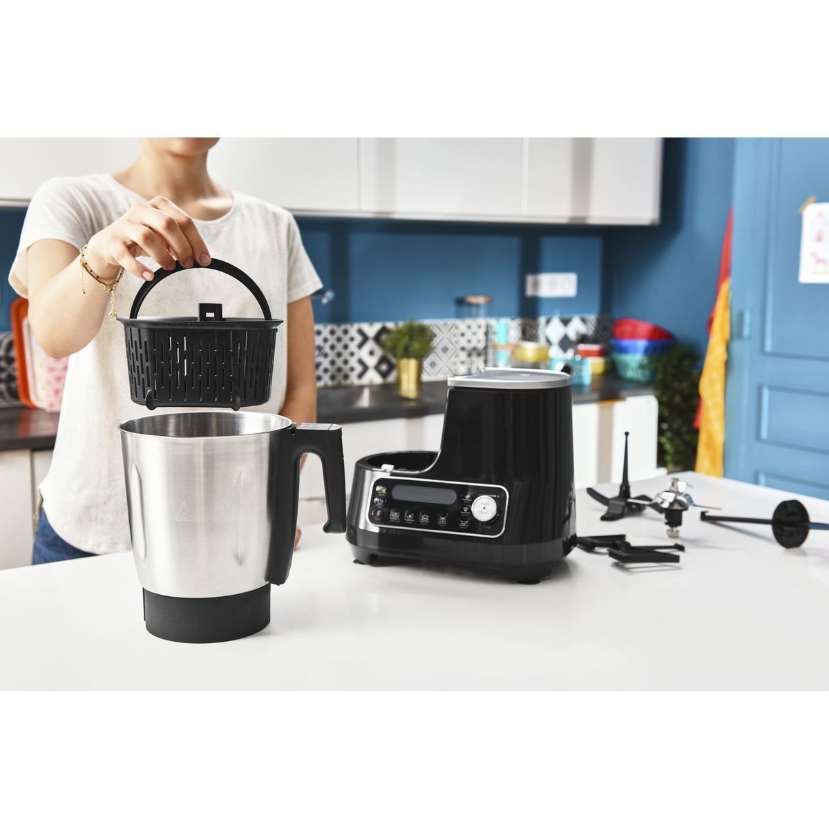 MOULINEX Robot cuiseur Clickchef YY4831FG - Noir