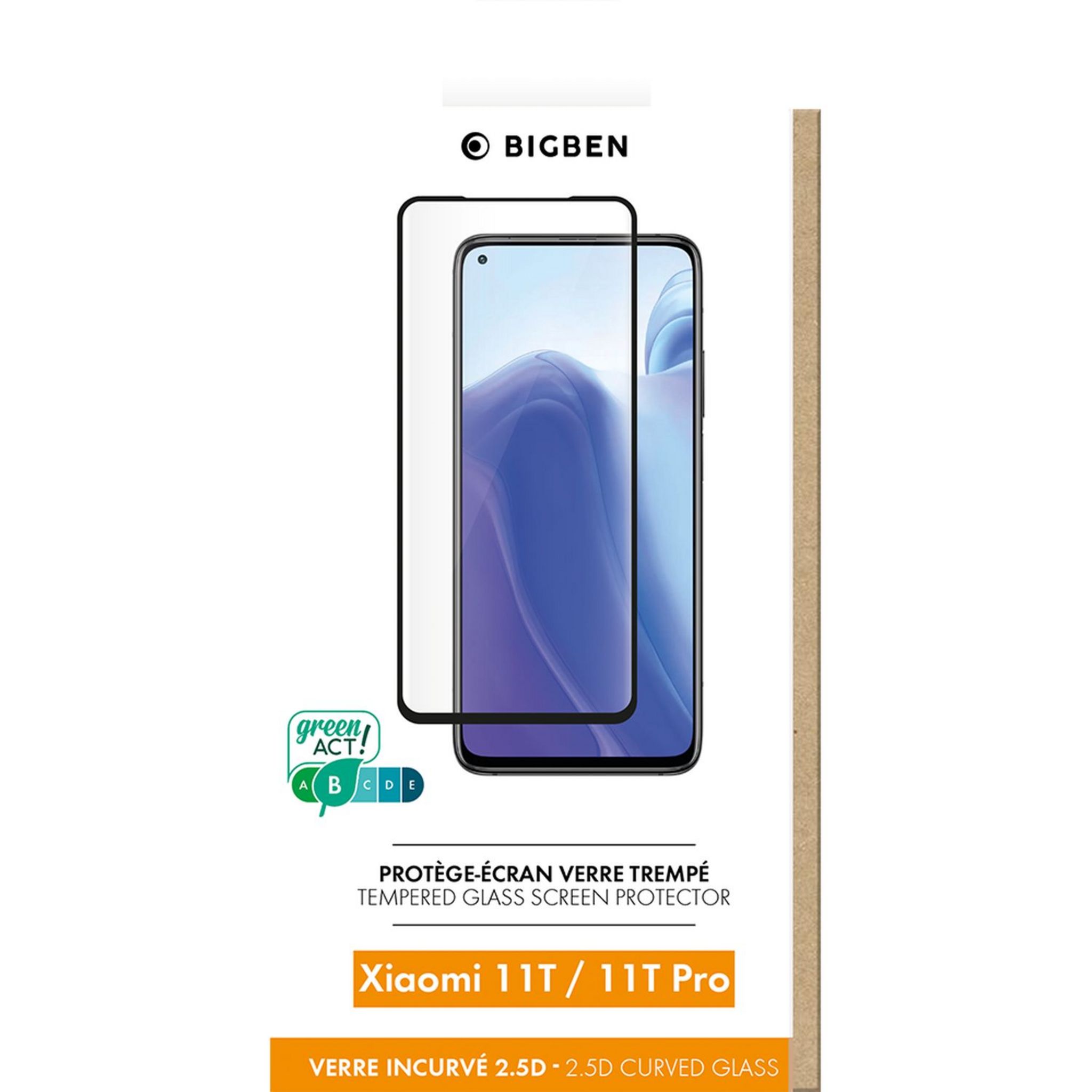 Voir la diapositive 2 : BIGBEN Protège écran pour Xiaomi 11T/11T Pro