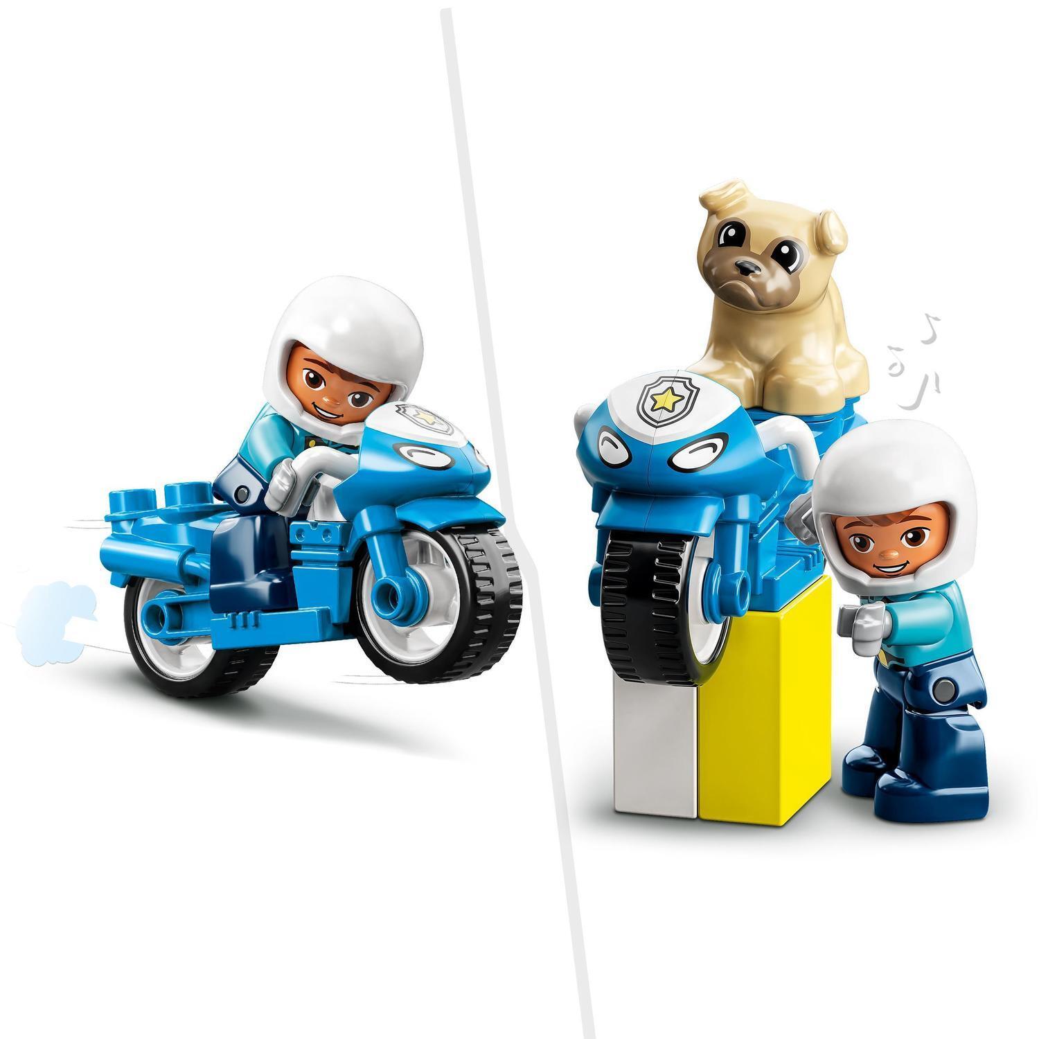 Voir la diapositive 5 : LEGO DUPLO 10967 - La moto de Police