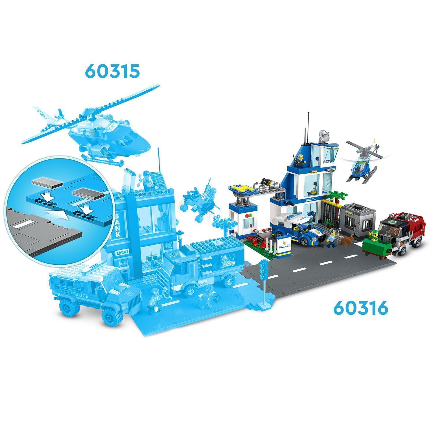 Voir la diapositive 6 : LEGO City 60316 - Commissariat de Police