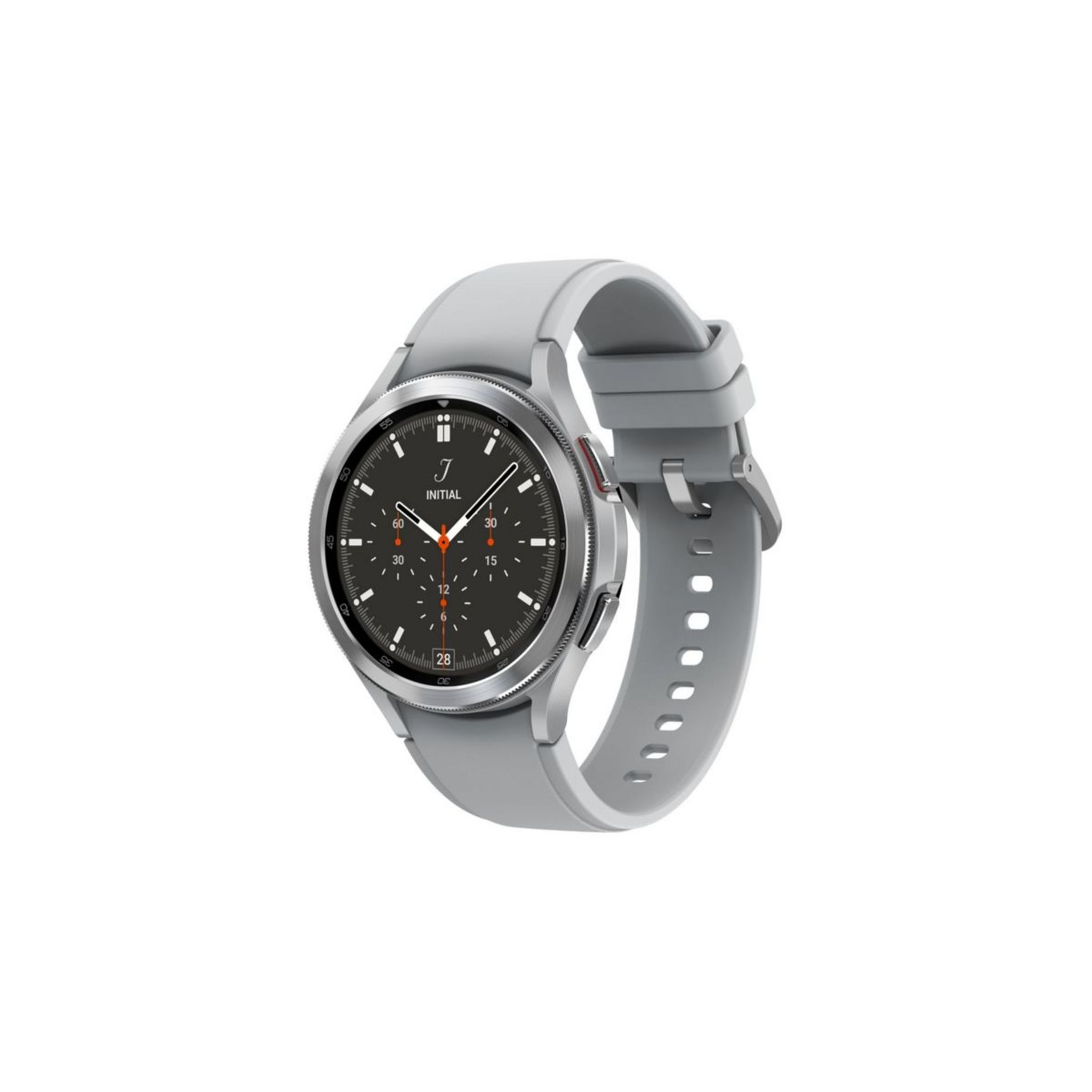 Voir la diapositive 9 : SAMSUNG Galaxy Watch4 Classic Argent 46mm Bracelet Sport Argent