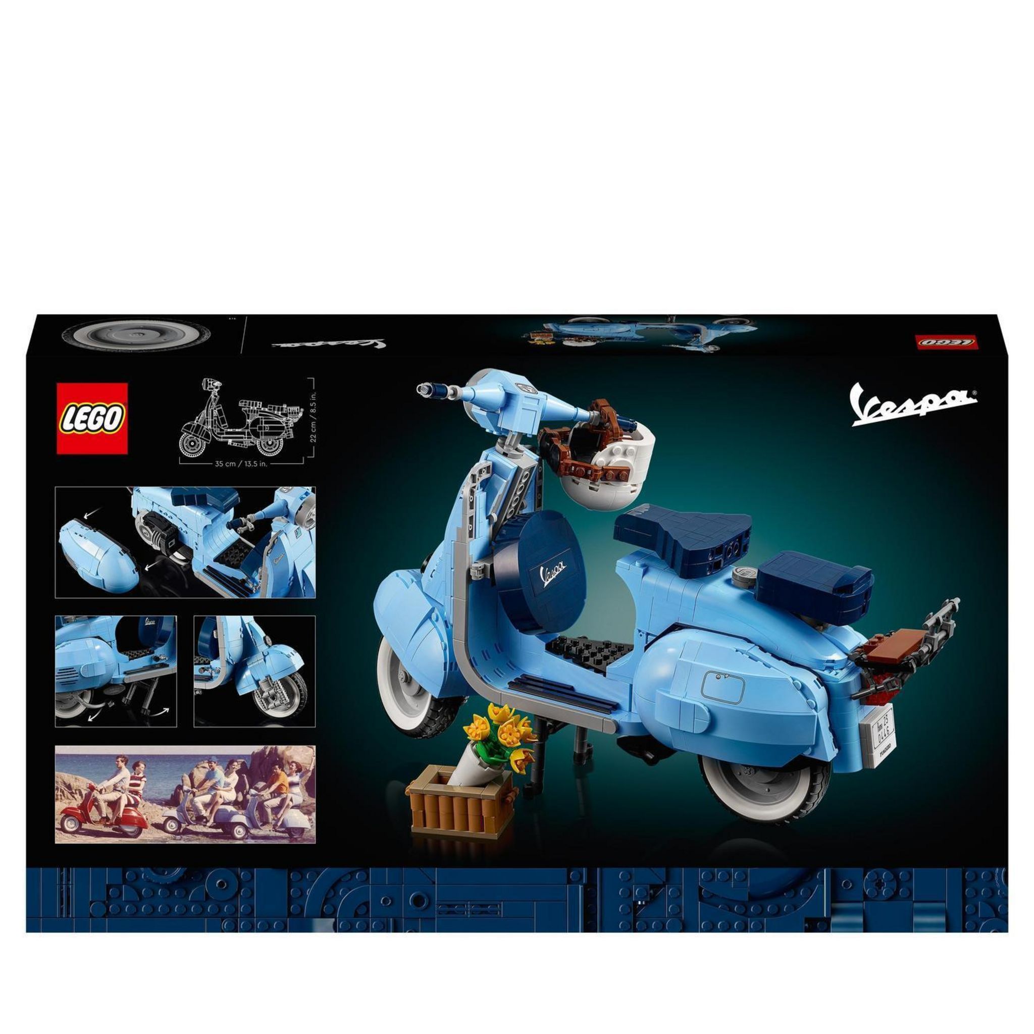 Voir la diapositive 8 : LEGO Creator 10298 - Vespa 125 - Bleu