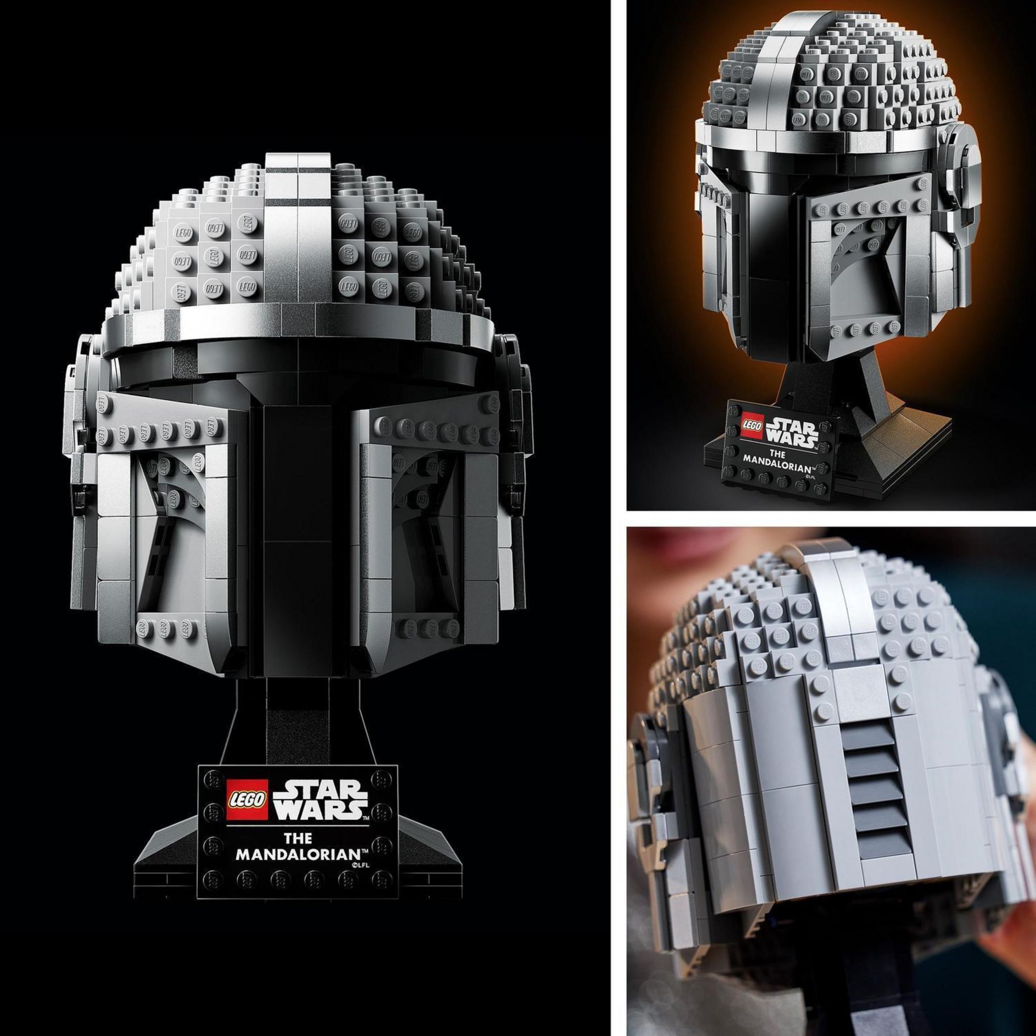 Voir la diapositive 5 : LEGO Star Wars 75328 - Le Casque du Mandalorien