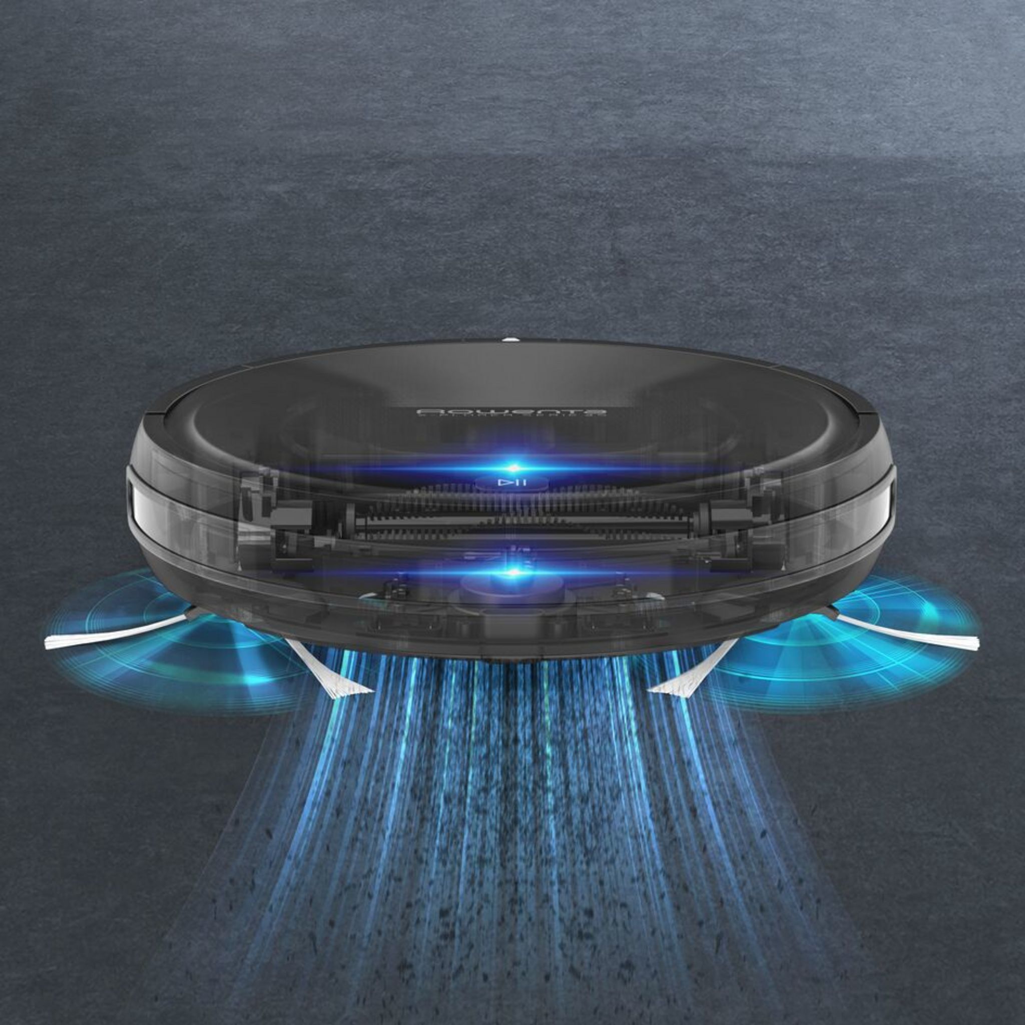 Voir la diapositive 4 : ROWENTA Aspirateur robot connecté X-Plorer Serie 45 RR8225WH - Noir