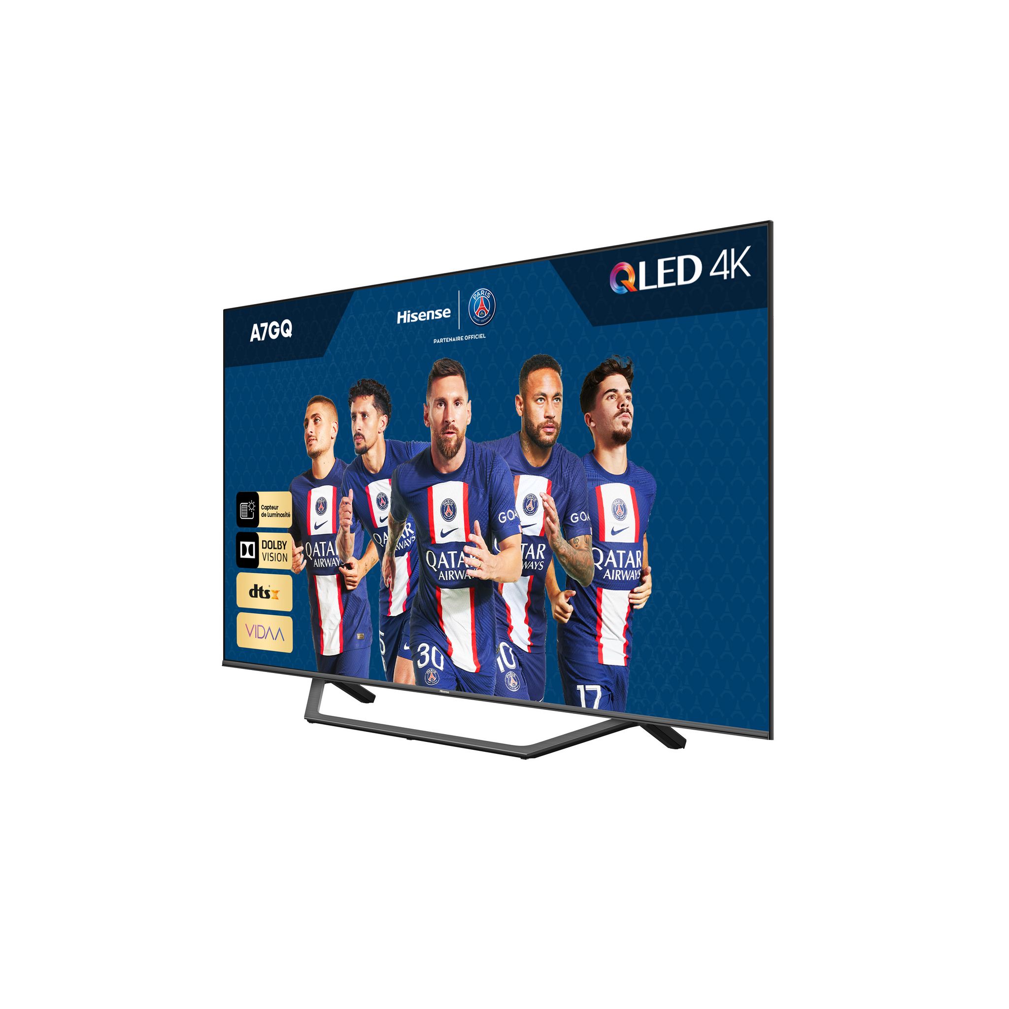 Voir la diapositive 2 : HISENSE 65A7GQ TV QLED 4K Ultra HD 164 cm Smart TV