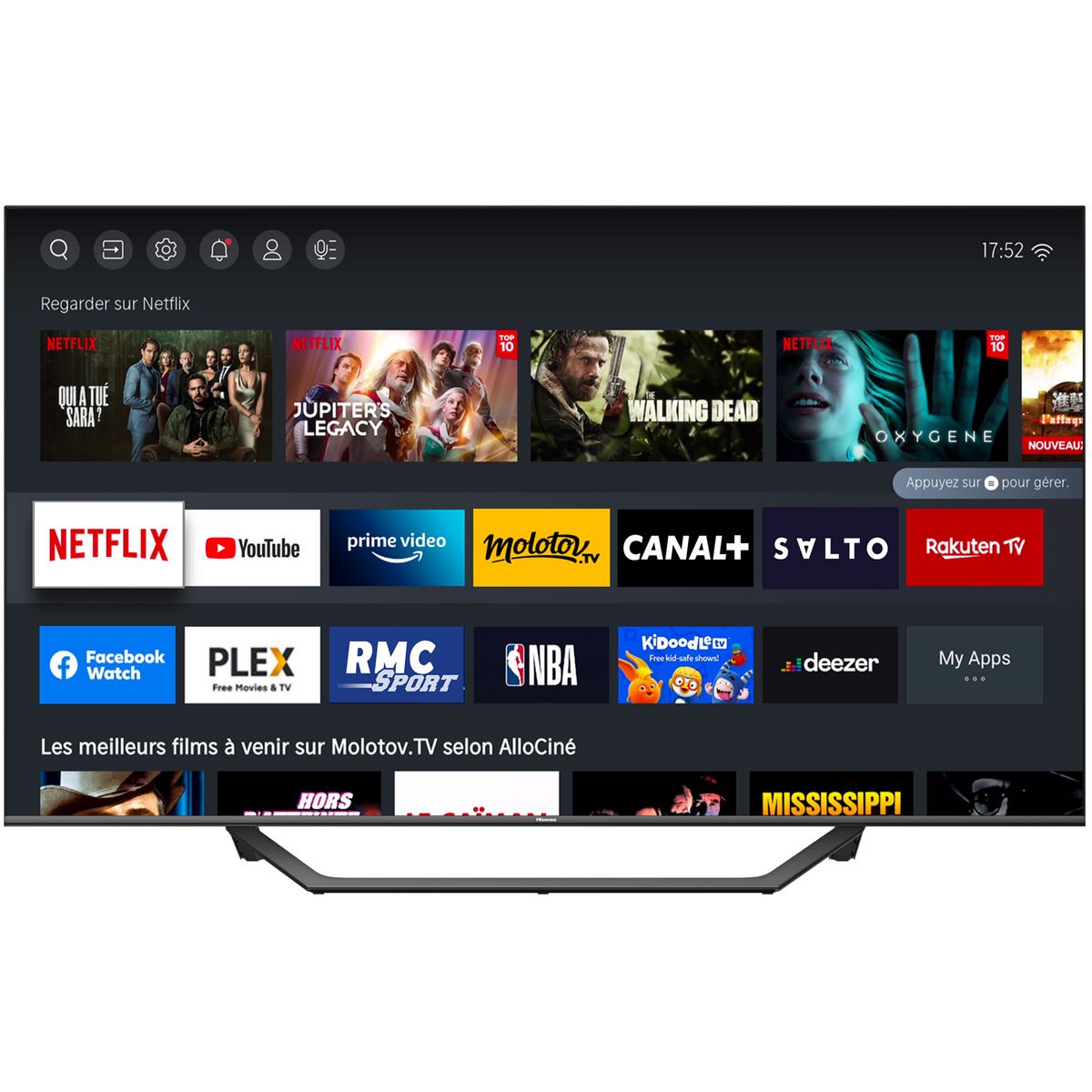 HISENSE 65A7GQ TV QLED 4K Ultra HD 164 cm Smart TV