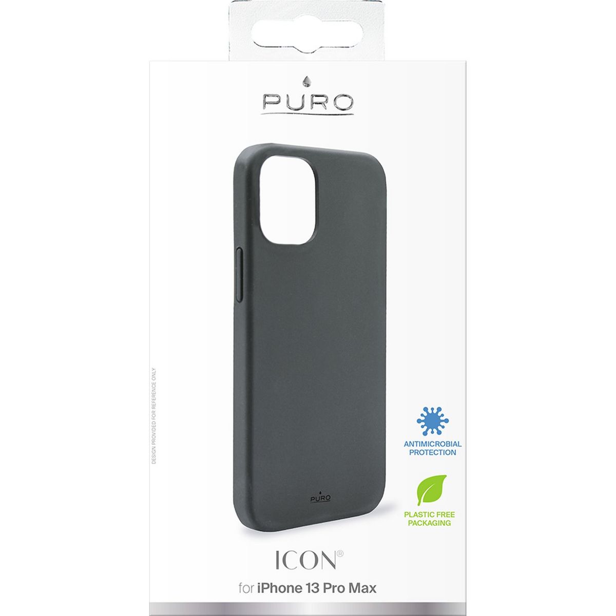 PURO Coque Icon pour iPhone 13 Pro Max - Noir