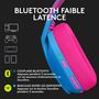 Voir la diapositive 3 : LOGITECH Casque GAM G435 BLE - Bleu et rose