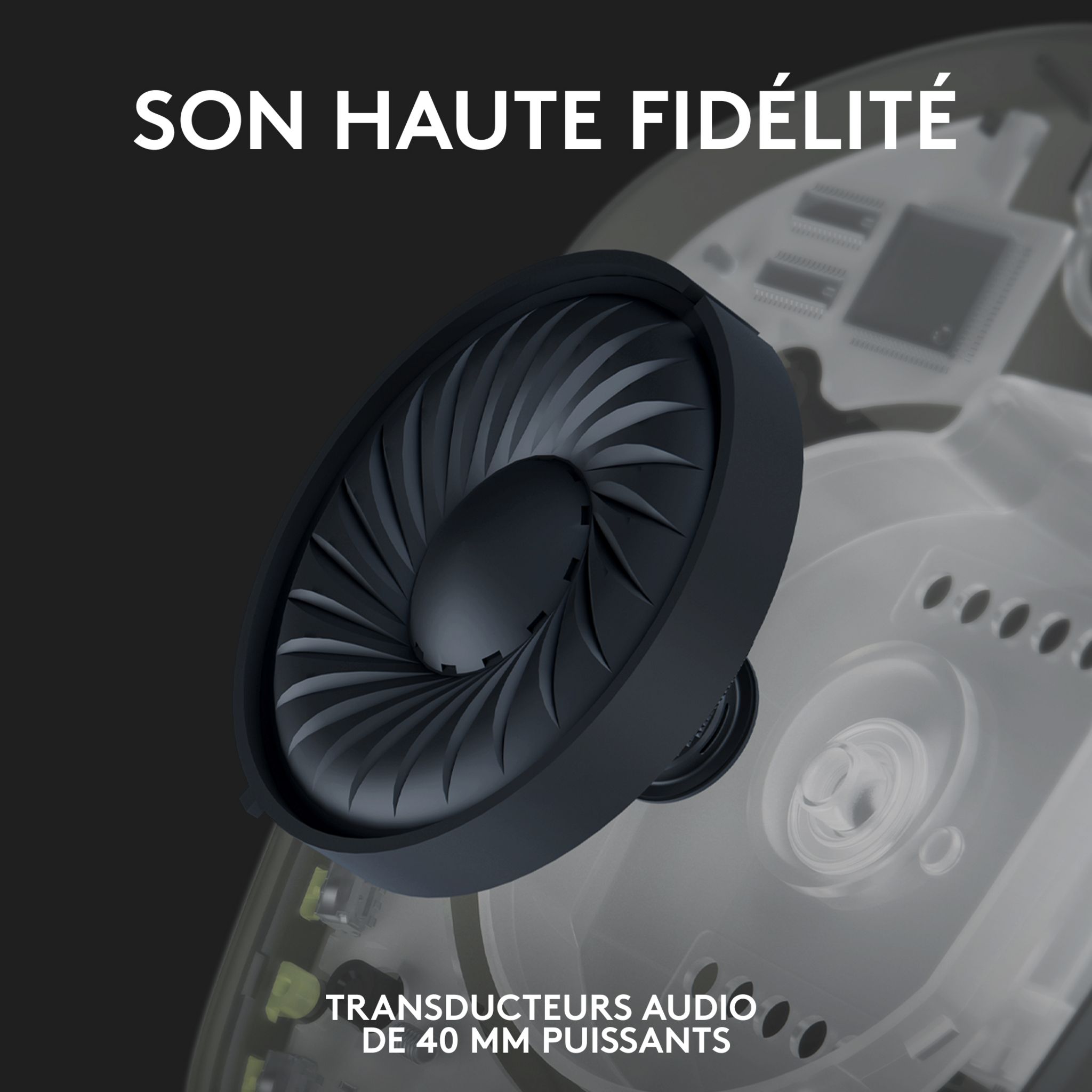 Voir la diapositive 4 : LOGITECH Casque GAM G435 BLE - Bleu et rose