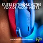 Voir la diapositive 5 : LOGITECH Casque GAM G435 BLE - Bleu et rose