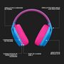 Voir la diapositive 8 : LOGITECH Casque GAM G435 BLE - Bleu et rose